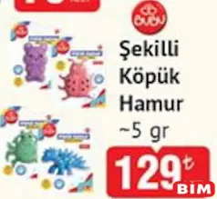 BUBU ŞEKİLLİ KÖPÜK HAMUR 5 GR fiyat ve kampanya bilgisi